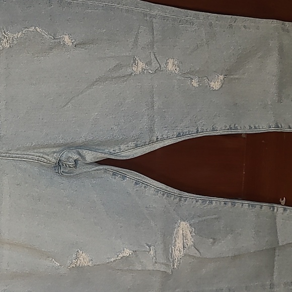 NWT Torrid distressed jeans size 18 short straight leg light denim - Picture 5 of 12